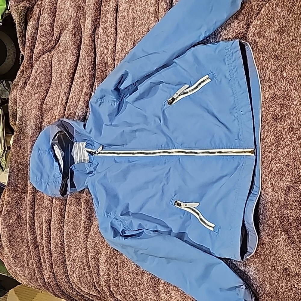 Boys Hanna Andersson wind at your back anorak lined jacket 140 (US 10) EXCELLENT